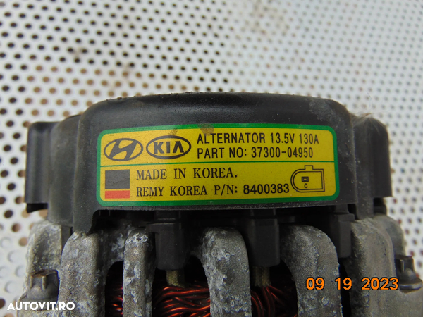 Alternator hyundai 1.0 Kona i20 i30 Kia stonic rio ceed proceed xceed 1.0tgdi 1.0 benzina cod 3730004950 - 2
