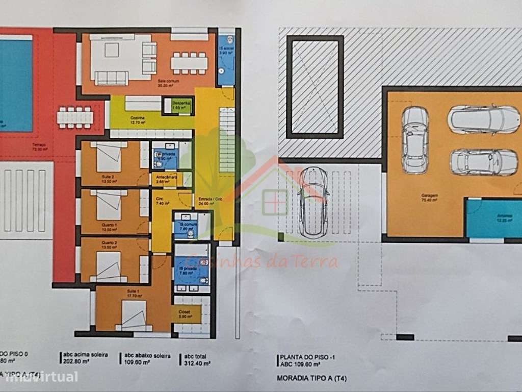 Terreno urbano para construção de 4 moradias com PIP-6