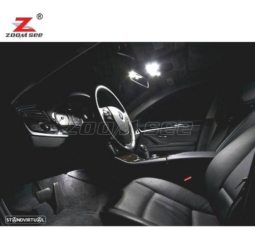 KIT 21 LAMPADAS LED INTERIOR PARA BMW SERIE 5 F11 WAGON TOURING 520D 525D 530D 535D 528I 530I 535I 5 - 5