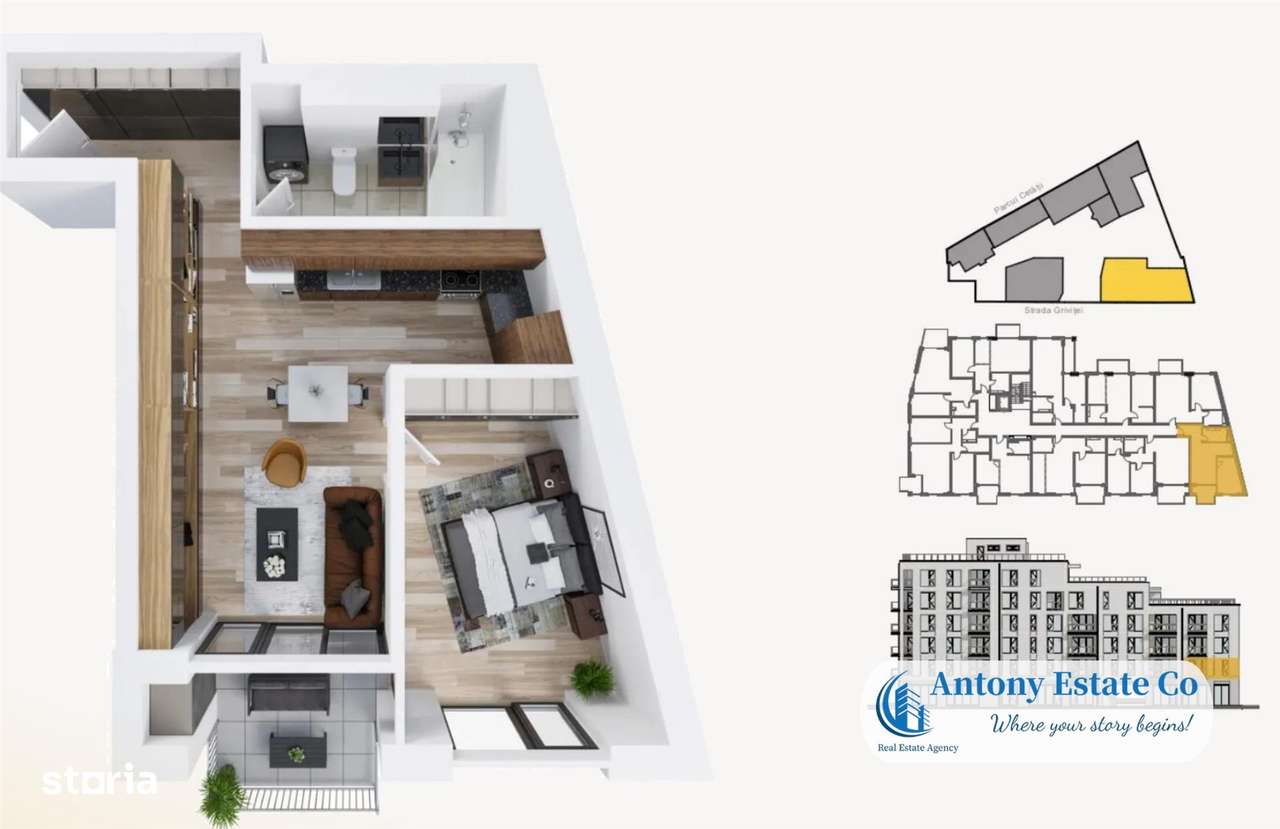 Apartamente NOI! de vanzare, Scala Cetate, Central - Oradea - Imagine principală: 5/8