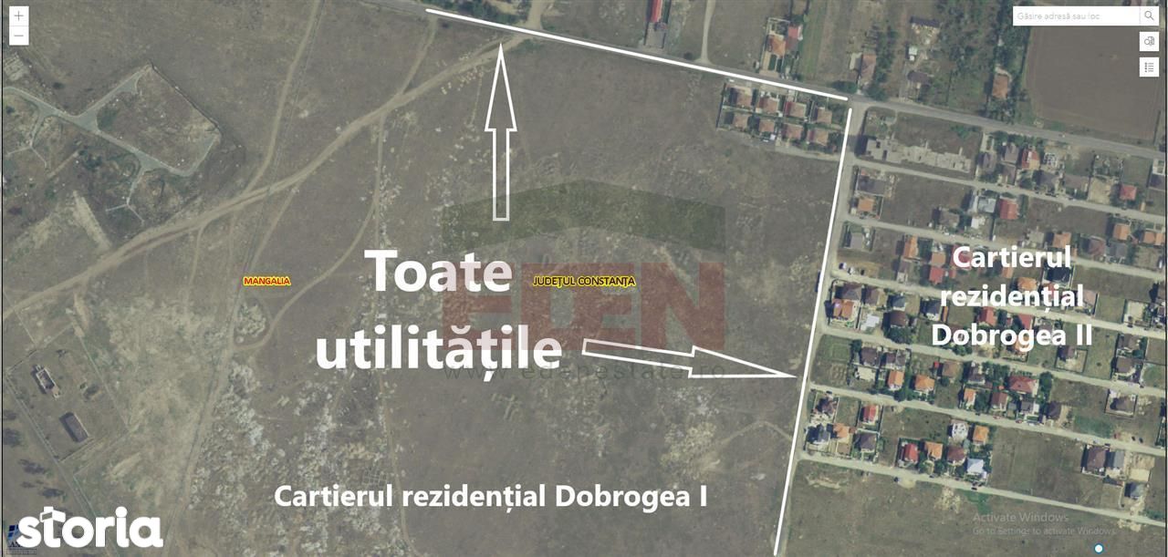 Teren investitii 20.314 mp intravilan in Mangalia - Cartier Dobrogea I