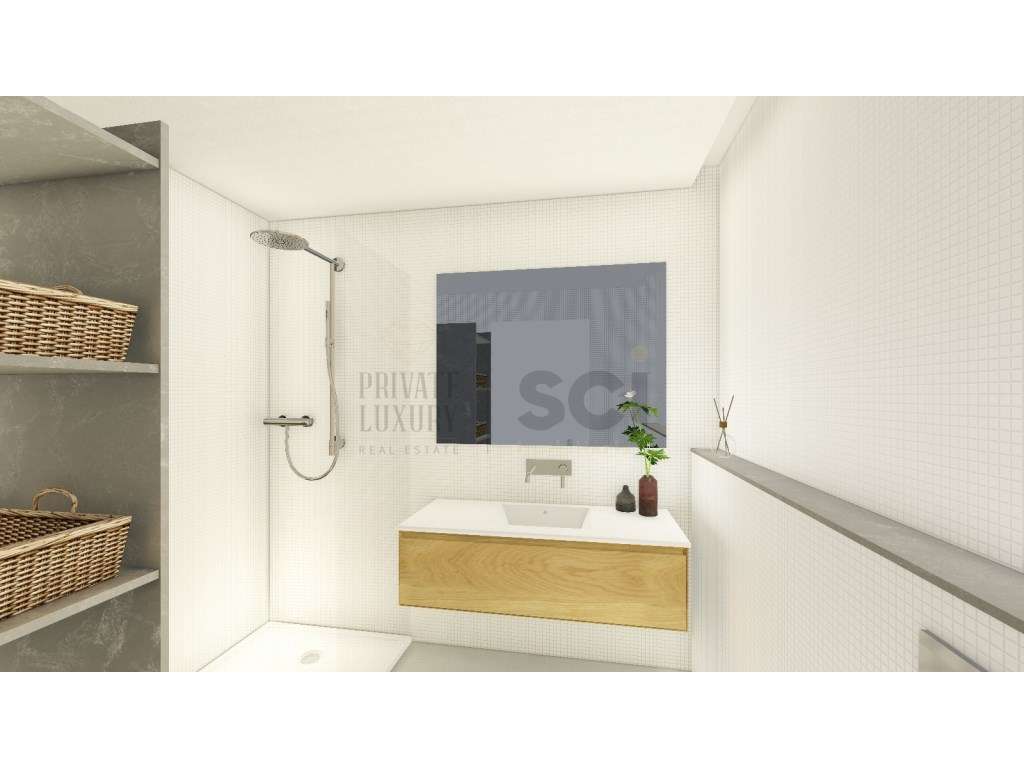 Apartamento T3 duplex, com varandas, na Quinta do Conde-10