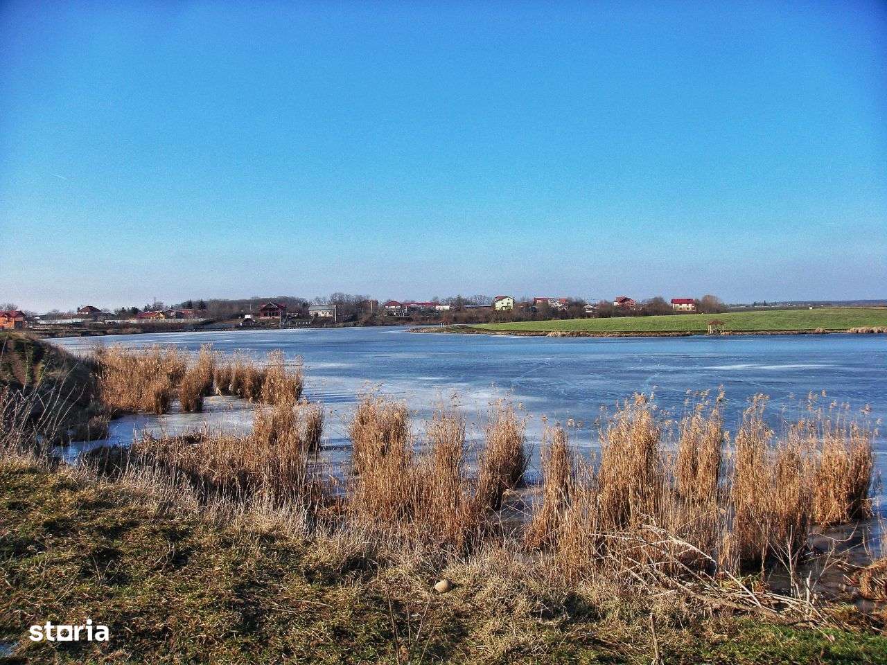 Teren intravilan. Zona Frumusani. POT & CUT foarte mari! Frumos.Natură-16