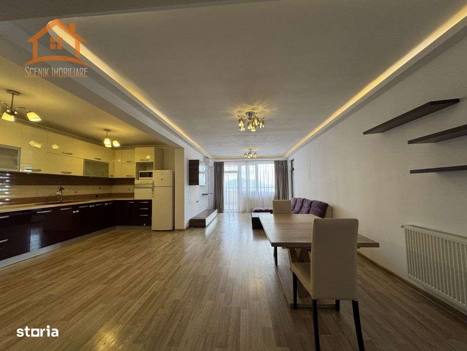 Isaran, ap. cu 3 camere, 96 mp + terasa 11.82, mobilat si utilat, loc-1