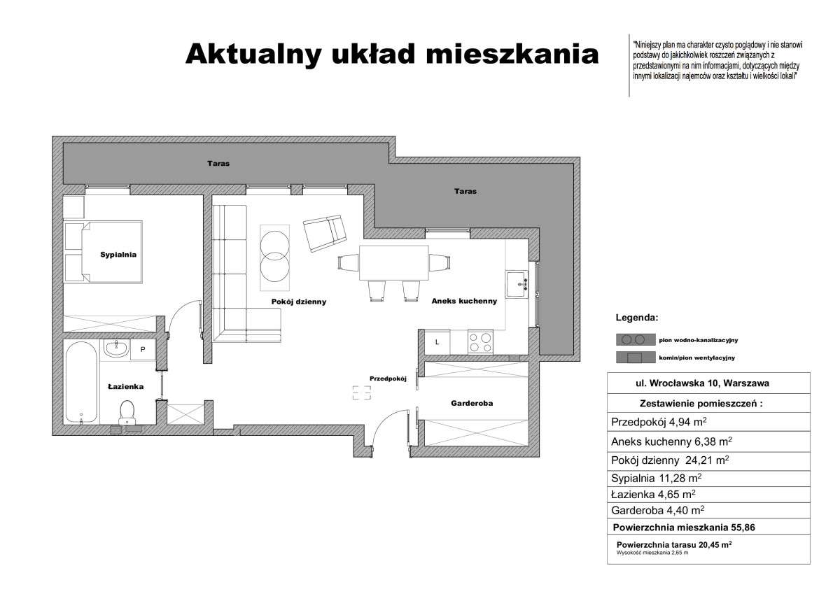 2 pokoje| Widok | Taras 20m2|Parking |Bemowo-19