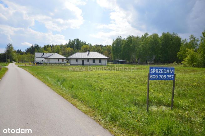 Działka budowlana blisko lasu Dąbrówka koło Bochni