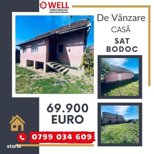 De vânzare 2 case de locuit în Bodoc!