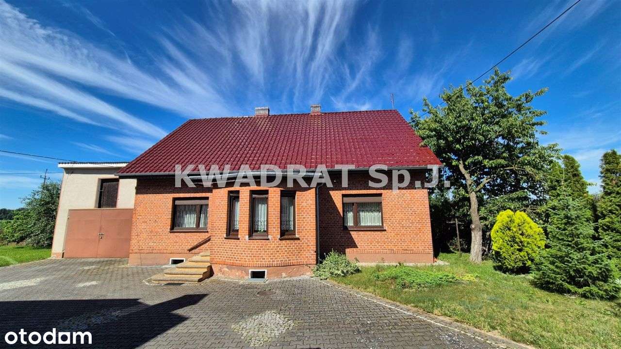 Dom/duża działka/budynki gosp./opolskie
