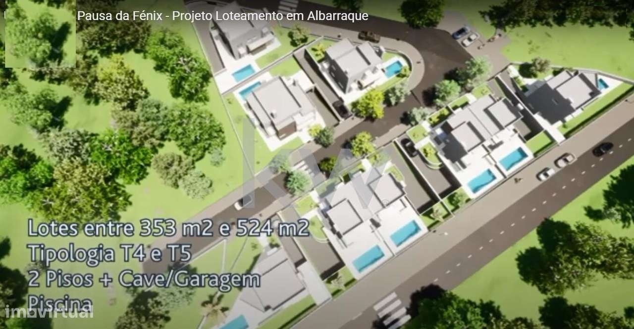 Terreno com 524m2 para construir moradia isolada de 3 pisos em Albarra - Grande imagem: 3/4