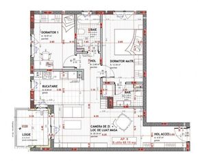 Apartamente finisate de 3 camere, 68mp, balcon, la 5 minute de Vivo Ma