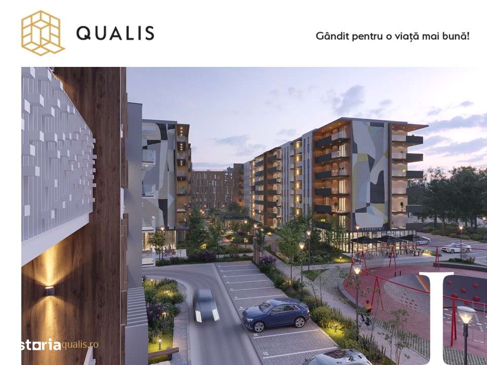 Qualis I: Apartament 2 camere, 53 mp, parcare inclusa-5