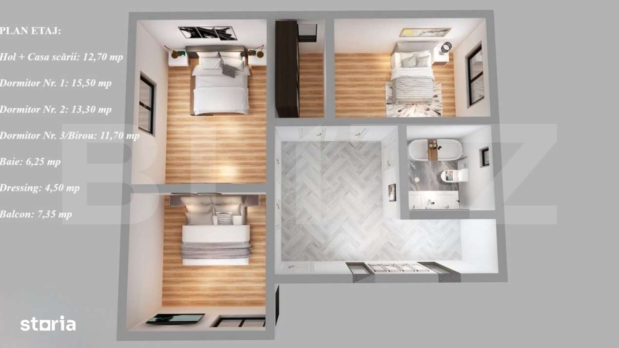 Casa P+1 la cheie, 4 camere, 135mp, zona Dumbrava - Imagine principală: 4/5