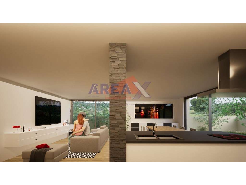 Moradia geminada T4, de arquitetura contemporânea-14