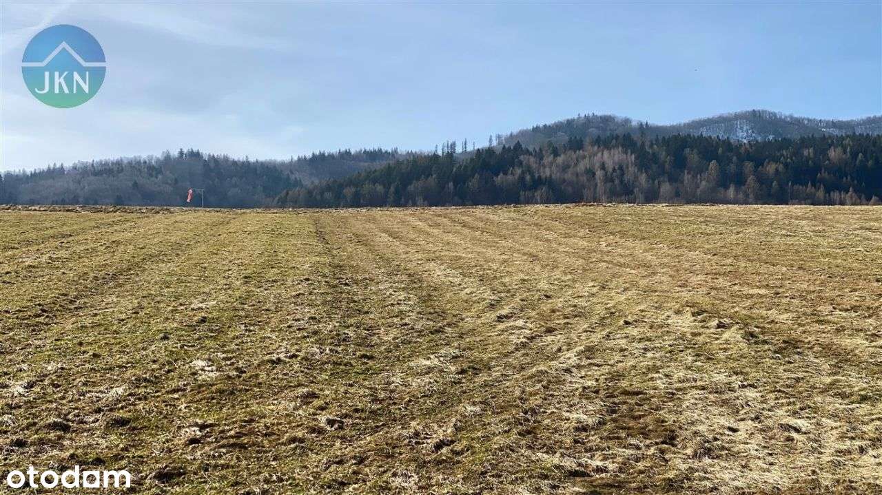 Widokowa działka u podnóża Skrzycznego w Lipowej !-4