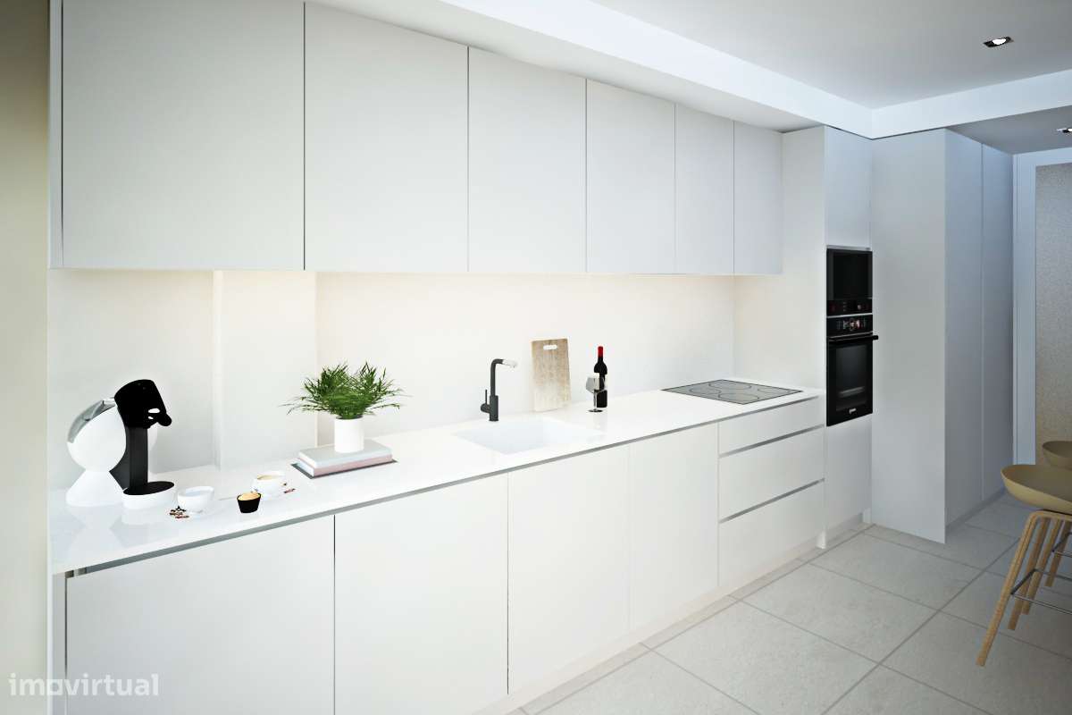 T3 NOVO c/ varanda e Terraço e box 2 lug. garagem – no Centro da Maia - Grande imagem: 5/17