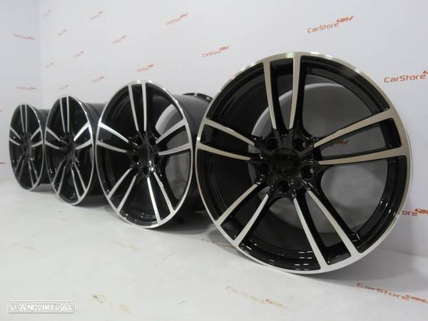 Jantes Look Porsche Cayenne Turbo S 21 x 9.5 + 11.5 J et 60 5x130 - 6