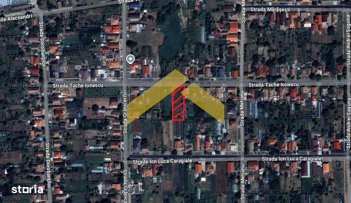 Teren 1,100 mp de vanzare in orasul Curtici - Imagine principală: 5/5