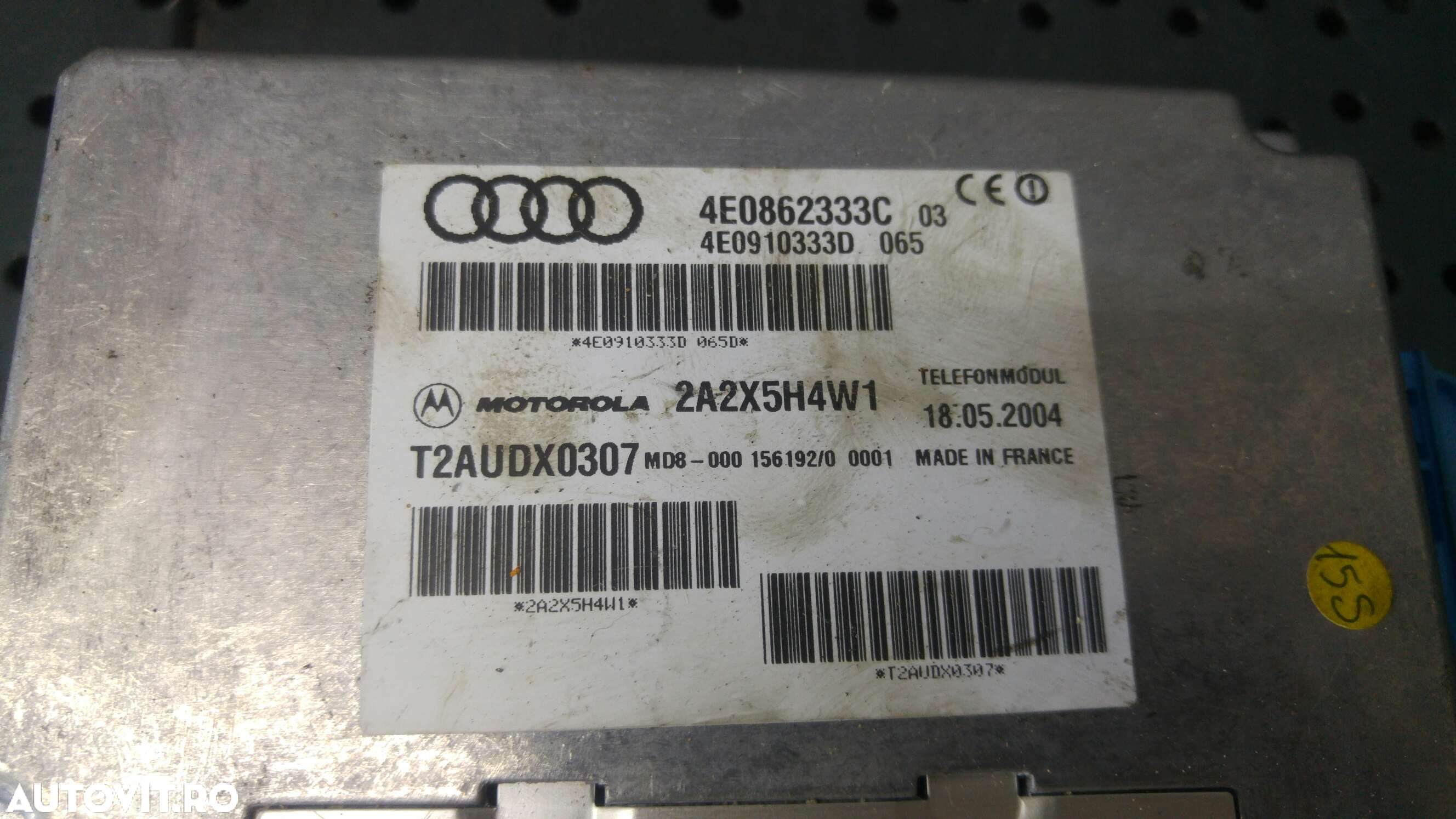 Modul bluetooth audi a8 d3 4e2 4e8 4e0862333c 4e0910333d t2audx0307 - 3