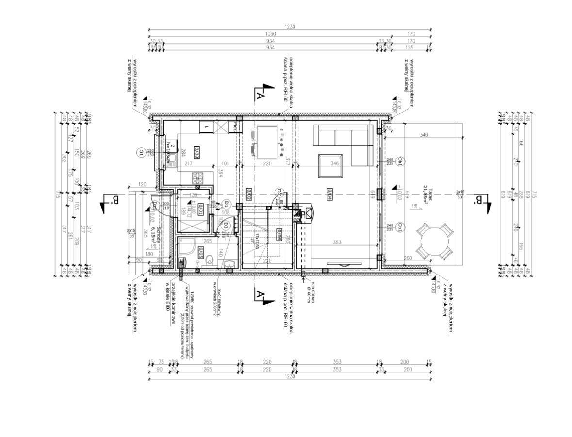 Dom jednorodzinny wolnostojący w Starosielcach - Pełny obrazek: 4/5