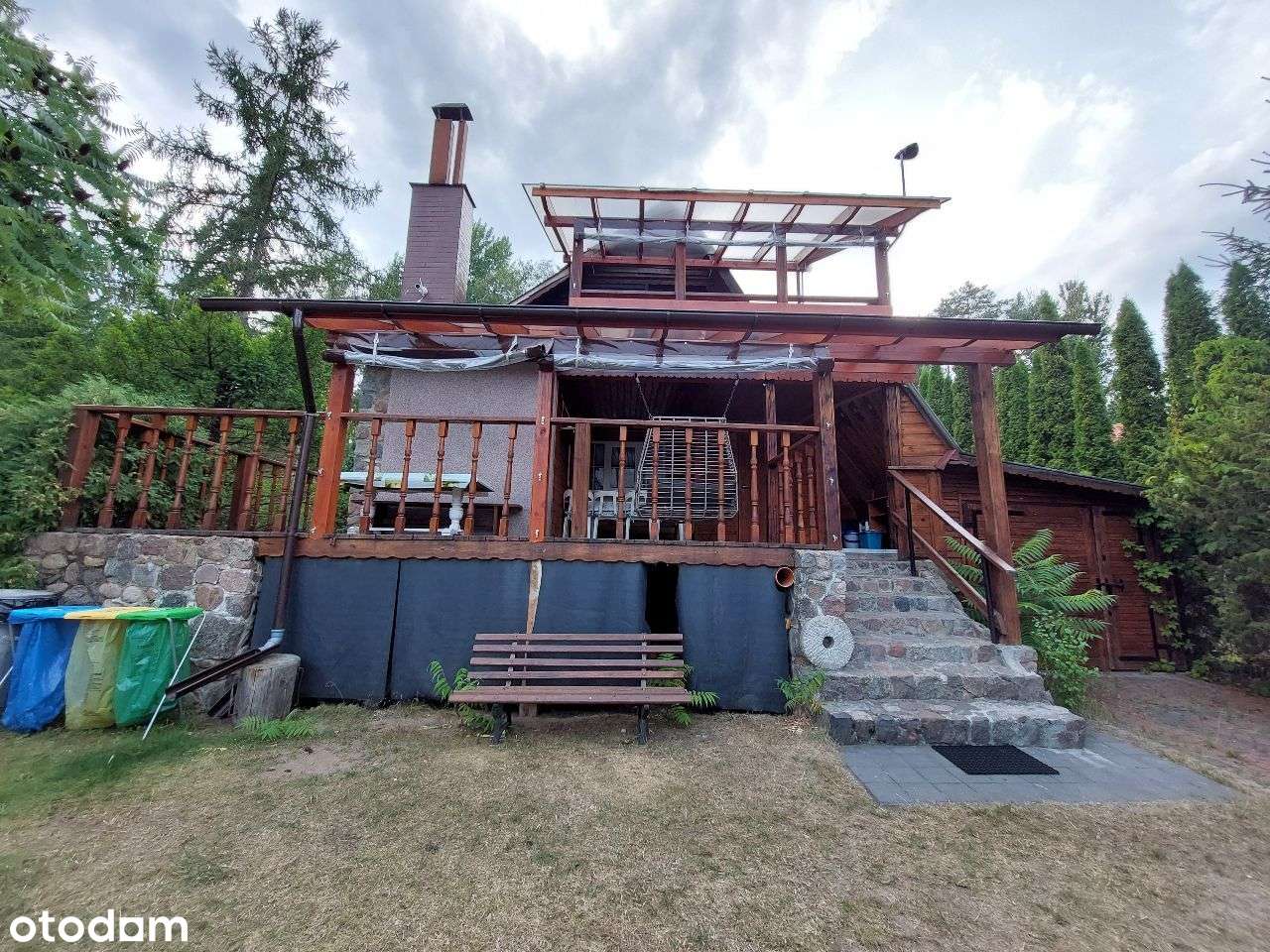 Domki nad brzegiem jeziora Warchałdzkiego - Pełny obrazek: 2/19