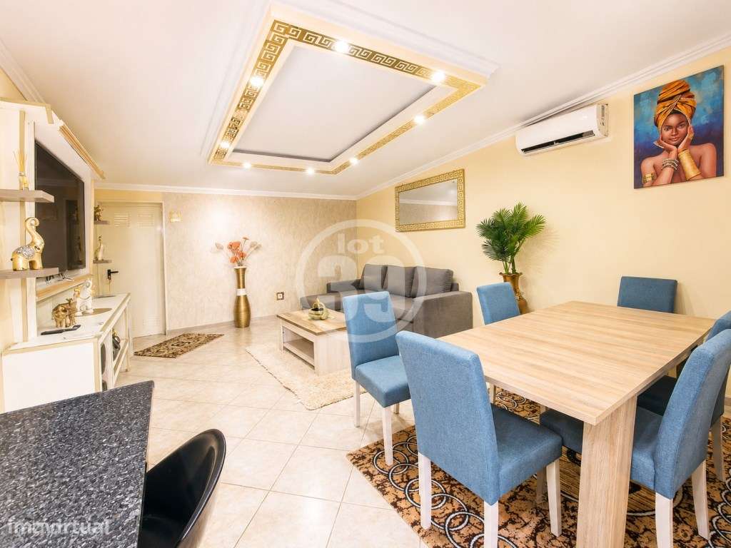 T2 Renovado em Faro Terraço com Pérgola | Perto de Tudo-9