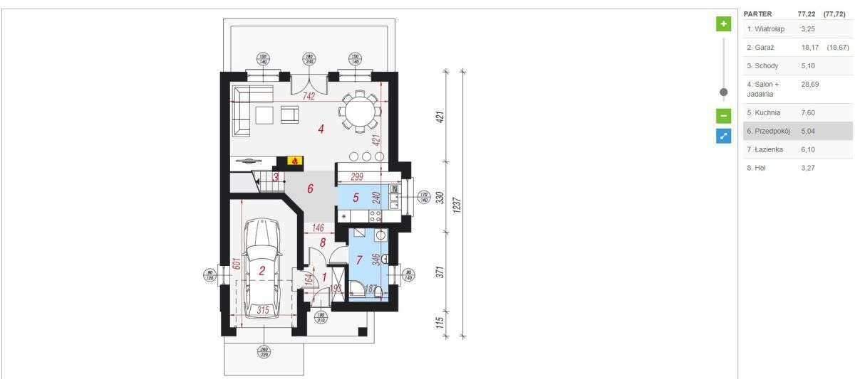 Dom wolnostojący w stanie deweloperskim - Pełny obrazek: 4/5