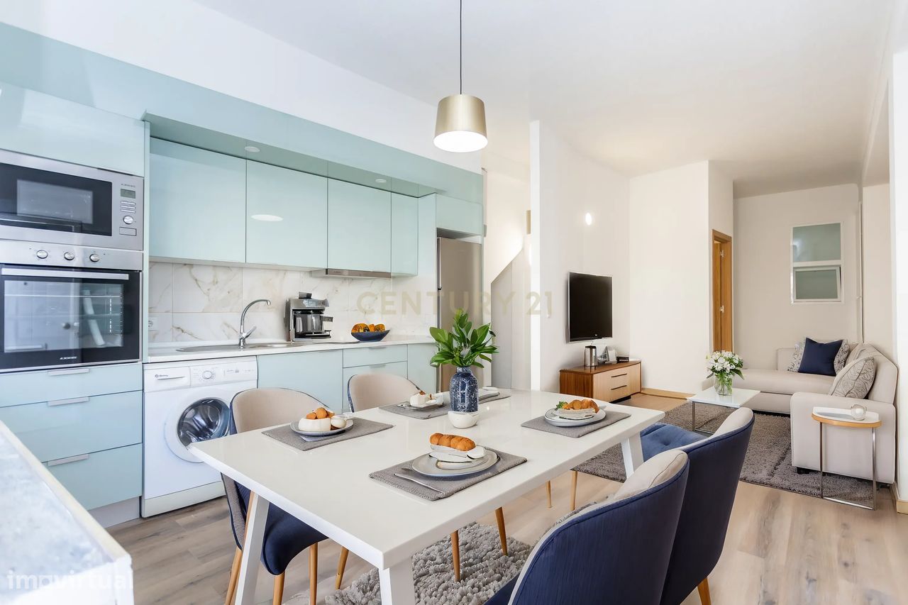 LOJA TRANSFORMADA EM APARTAMENTO T2 TOTALMENTE REMODELADO EM PAIO PIRE - Grande imagem: 1/27