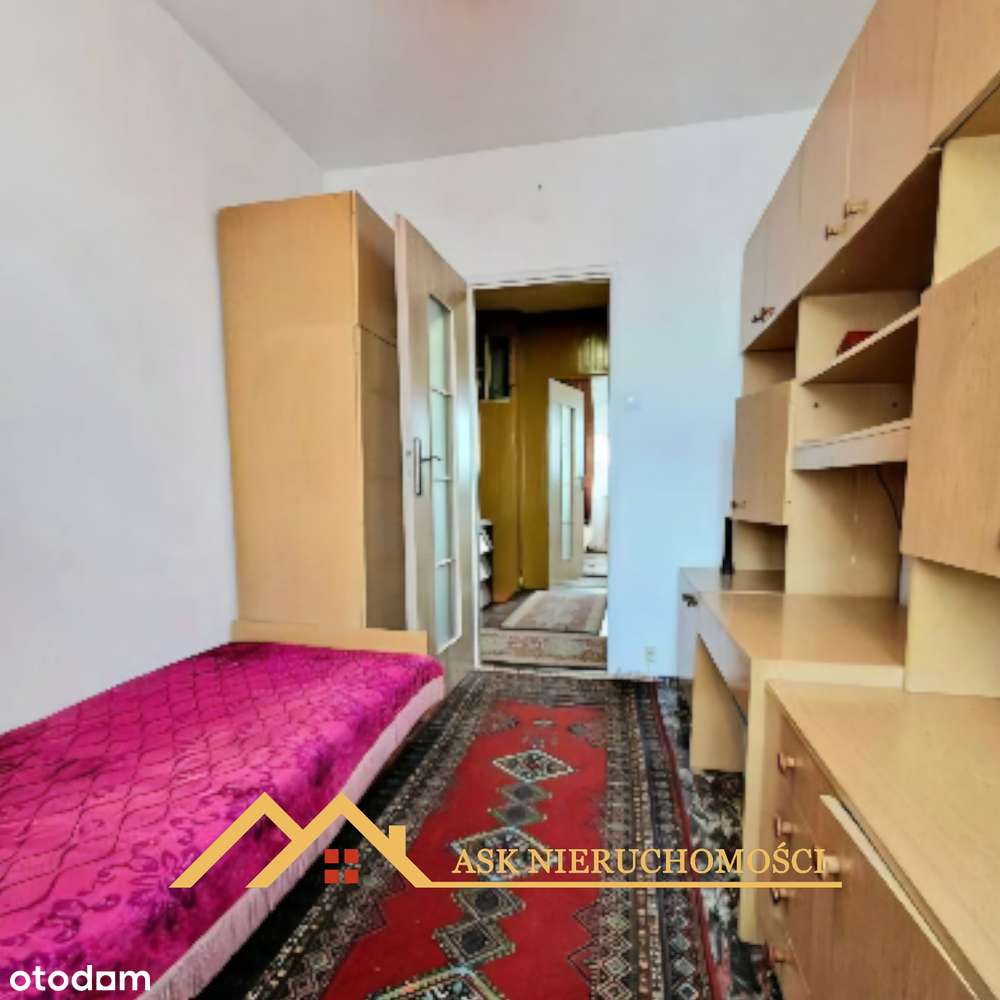 Dwupokojowe mieszkanie z balkonem 43m2 ,  oddzielna kuchnia - Pełny obrazek: 4/9