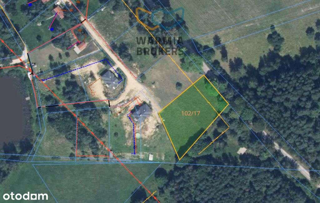 Działka budowlana, dwa jeziora, Mpzp - Gąsiorowo-3