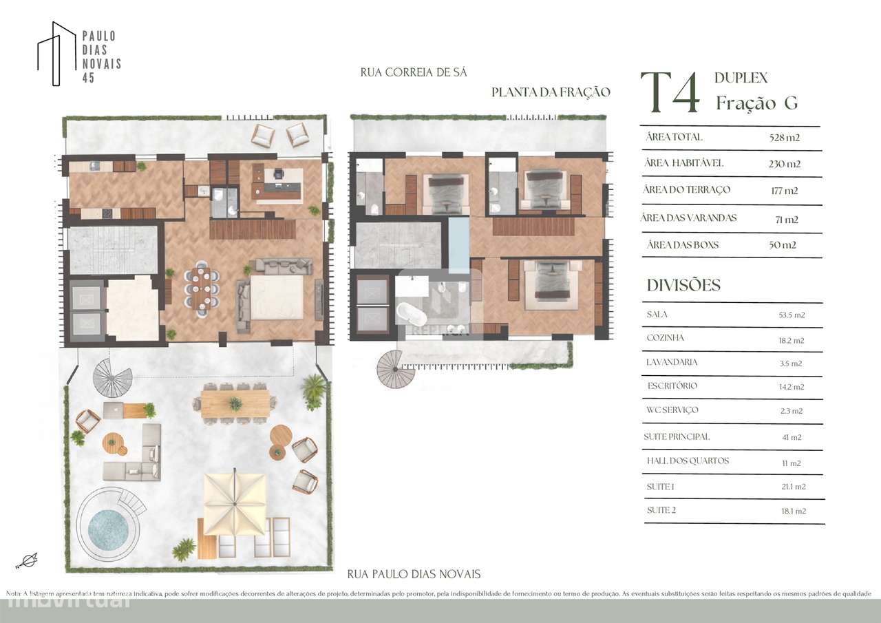 Cobertura T4 Duplex com terraço e jacuzzi na Av. da Boavista no Porto - Grande imagem: 5/8