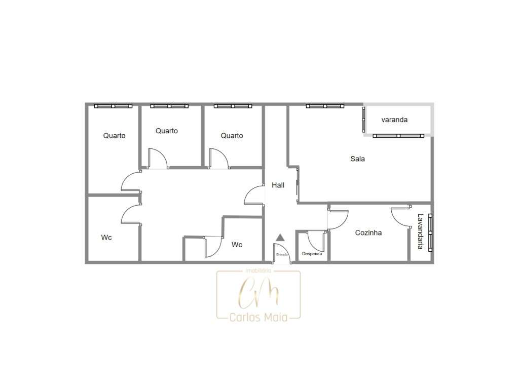 Apartamento T3 com lugar de garagem e arrumos fechados em Modivas, ...-28