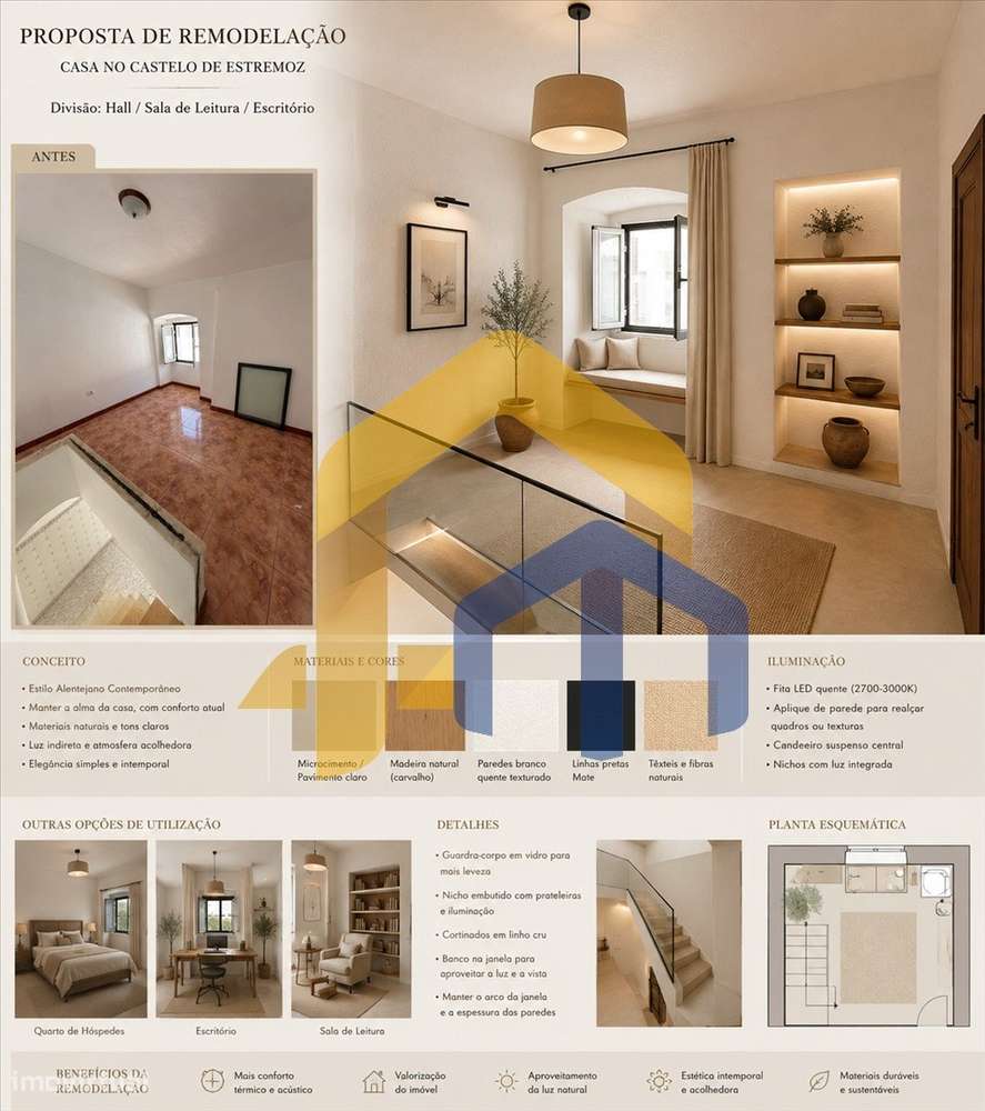 Moradia T1 com Jardim | Dentro da Muralha de Estremoz-12