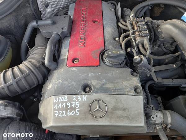 SILNIK 2.3 K 193KM 142kW KOMPLETNY 111975 KOMPRESOR MERCEDES W208 CLK 230 LIFT - 2