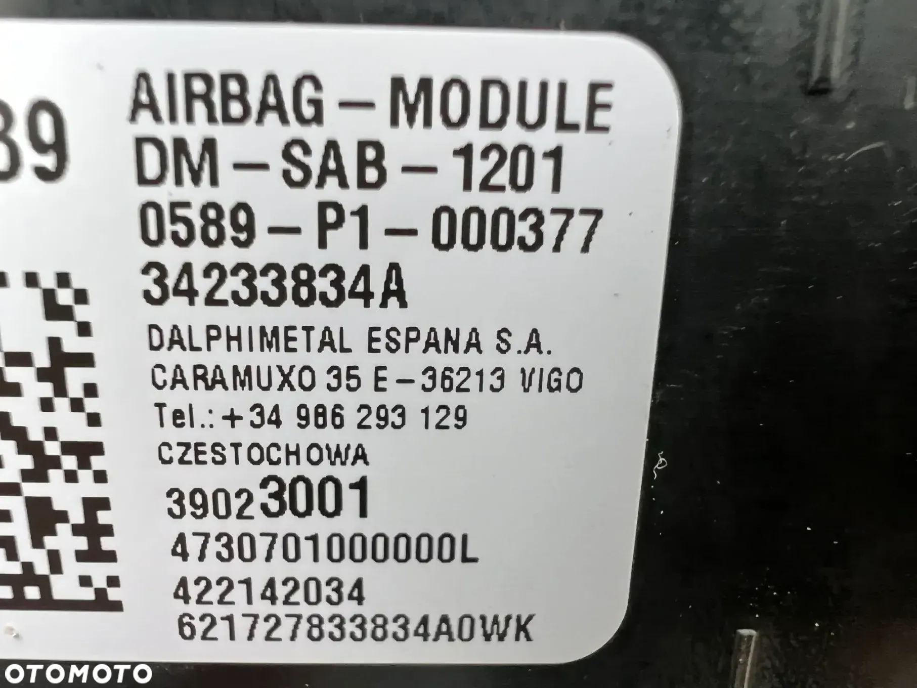 Airbag, poduszka powietrzna siedzenia lewego Opel Astra J - 3