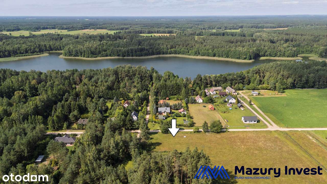 Działki budowlane w Piasutnie - przy ścianie lasu i 230 m do jeziora-0