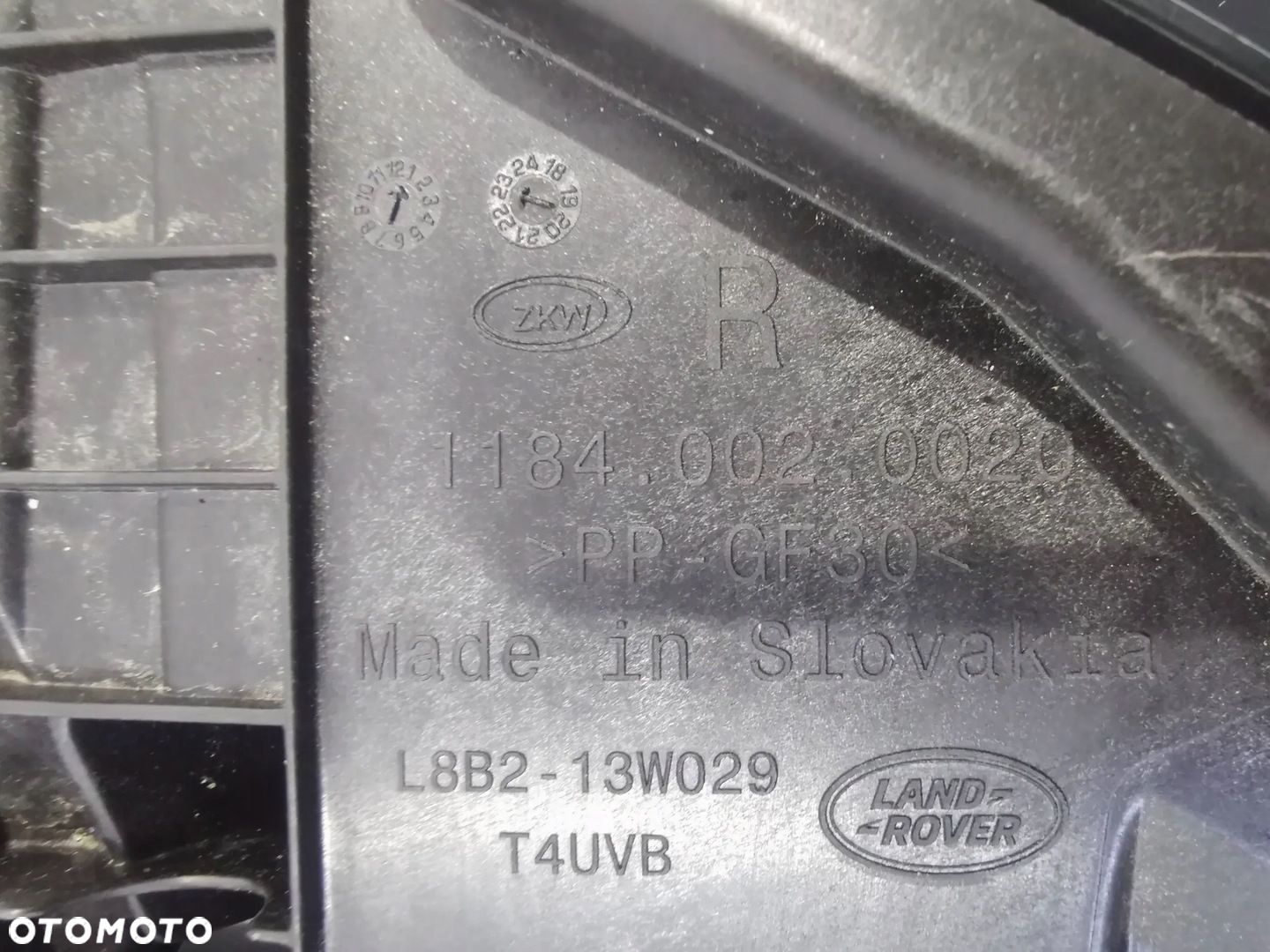 Land Rover Defender l664 lampa prawy przód szkło całe - 8