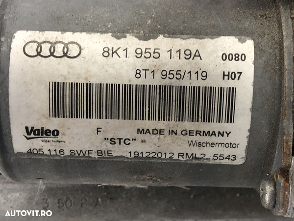 Ansamblu stergatoare cu motoras Audi A4 B8.5 Sedan 1.8 TFSI Manual, 170cp - 3
