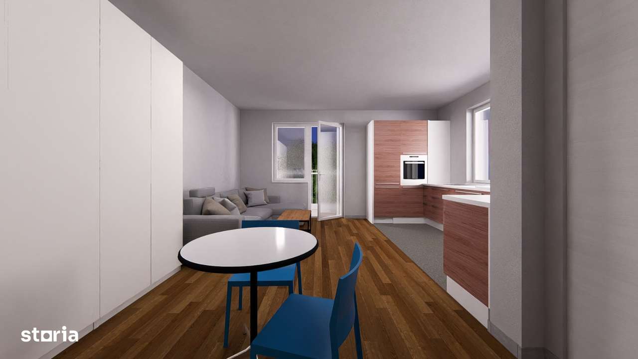 Garsoniera cu curte si parcare Popesti Leordeni gata in 6 luni - Imagine principală: 2/4