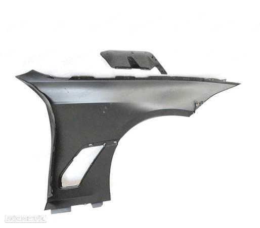 GUARDA LAMAS FRONTAL PARA BMW G20 G21 LOOK M4 PRETO - 3