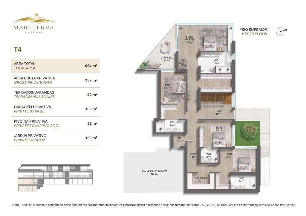 Apartamento T4 com piscina, Cascais-12