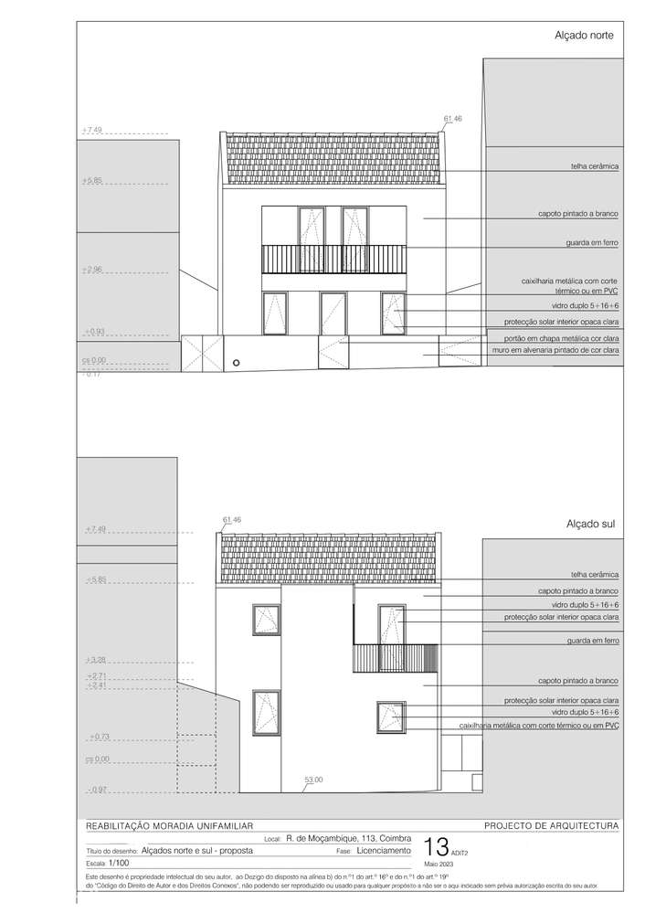 Moradia T3 - Bairro Norton de Matos - Com Projeto Aprovado-21