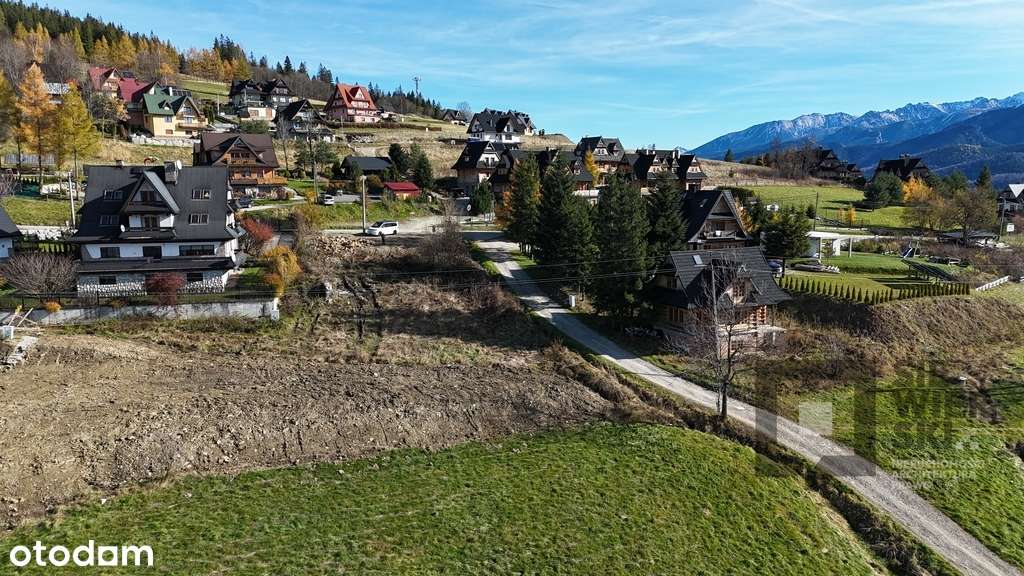 Działka z poz.na budowę, widok na panoramę Tatr-4