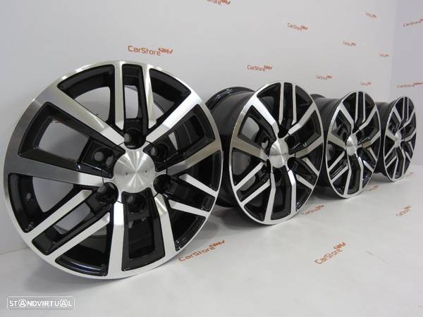 Jantes Look Toyota Hilux 17 x 7.5 et 30 6x139.7 CB106.1 Pretas + Polidas - 4