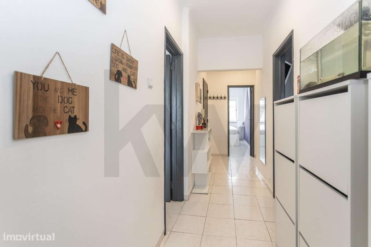 Apartamento T2 com duas frentes e vista rio na Torre da Marinha - Seix-5