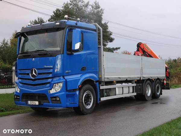 Mercedes-Benz Actros 2545 MP4 EURO 5 EEV HDS Palfinger PK 18002 sprowadzony z Niemiec stan idealny zestaw z przyczepa Krone - 2