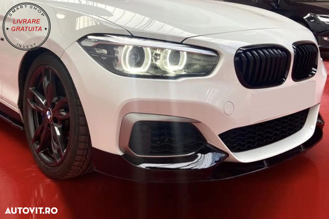 Prelungire Bara Fata BMW 1 Series F20 F21 LCI (2015-2019) Hatchback M Sport Negru - livrare gratuita - 11