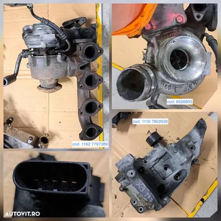 Turbina Galerie admisie Compresor Alternator  Racitor gaze EGR supapa Termoflot Pompa servo Instalatie electrica Bmw  X3 E83 X3 E83 Lci - 2