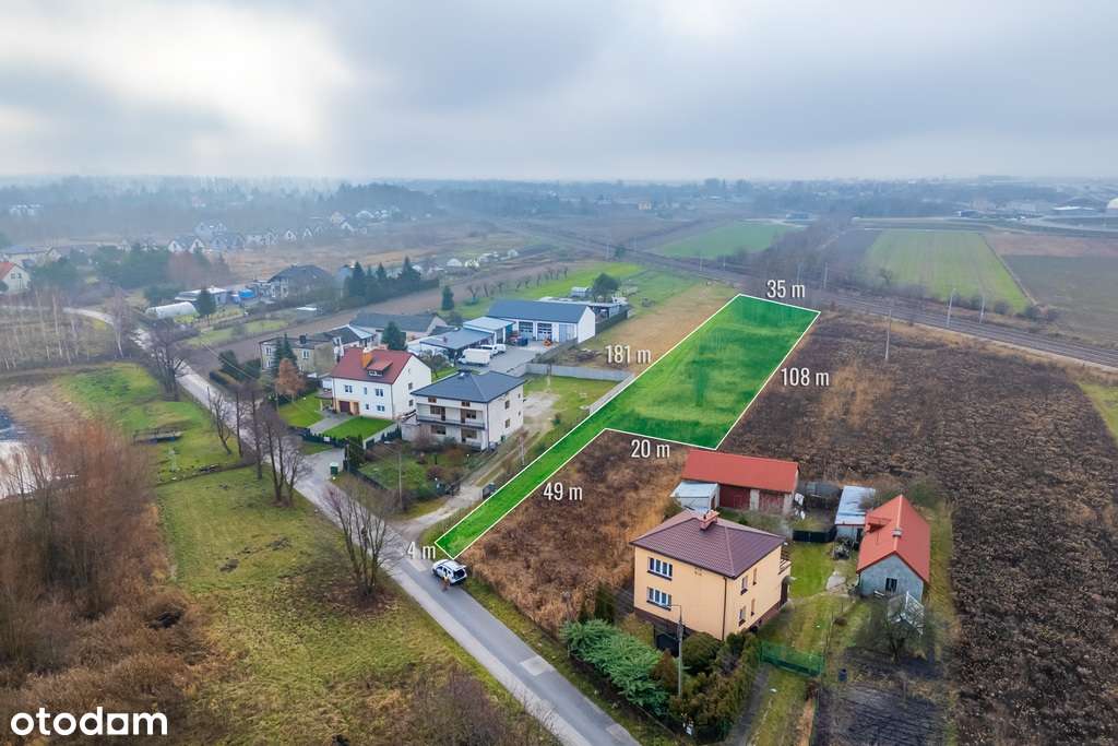 Działka budowlana z możliwością podziału-2