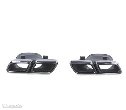 PONTEIRAS DE ESCAPE PARA MERCEDES CLASSE C W205 14-18 LOOK C63 - 4