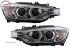 Faruri Angel Eyes LED DRL BMW 3 Series F30 F31 Sedan Touring (10.2011-05.2015) Cro- livrare gratuita - 1